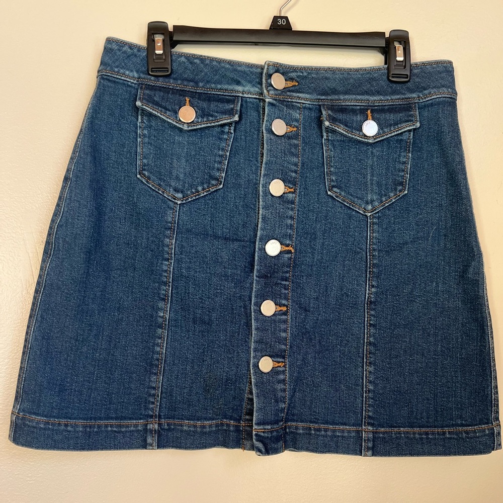 Denim Skirt Loft brand size 8